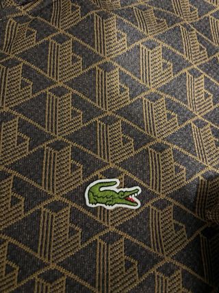 Chaqueta Lacoste Monogram marrón