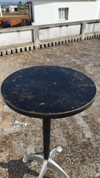 Tavolo alto bar catering in metallo/legno. LEGGI DESCRIZ