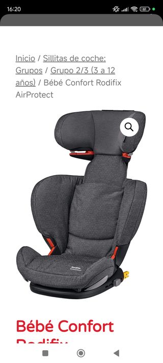 Silla coche Römer Britax Rodifix AirProtect
