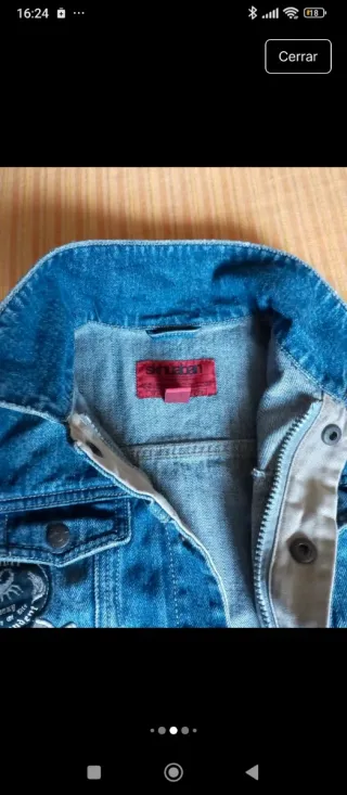 Cazadora vaquera 4-5 años Skhuban