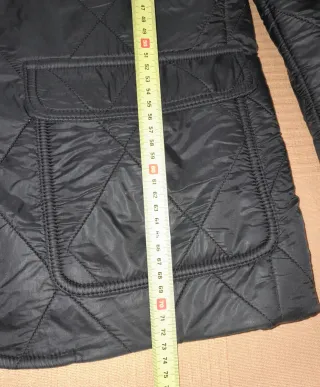 Chaqueta acolchada negra