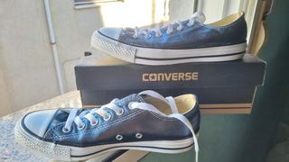 Converse Azul Metalizado Talla 38