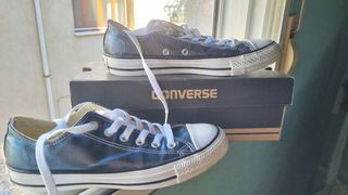Converse Azul Metalizado Talla 38