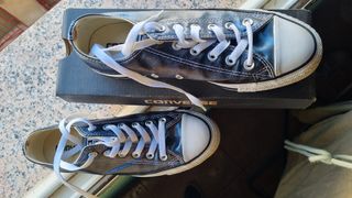 Converse Azul Metalizado Talla 38