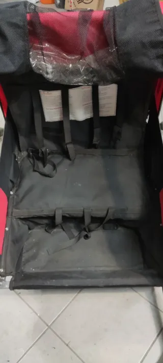 Carrito para bicicleta infantil