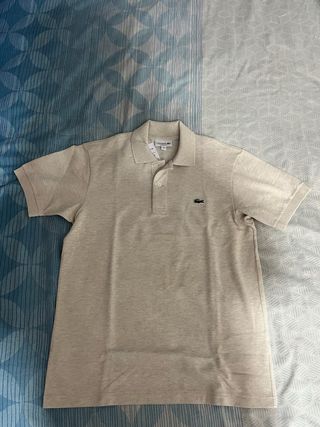 Polo Lacoste Beige Talla M