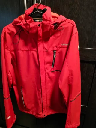 Chaqueta impermeable hombre Icepeak roja