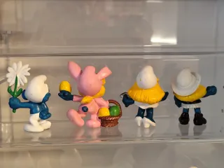 Lote 4 figure di Puffi