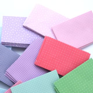 Sobres pequeños hechos a mano