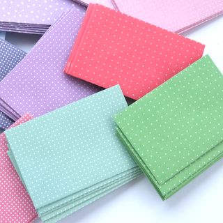 Sobres pequeños hechos a mano