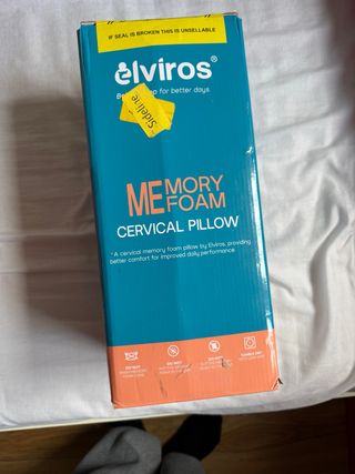 Elviros Almohada Cervical Ortopédica de Espuma Vis