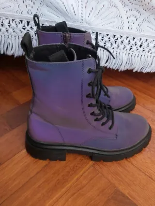 Zara Botas Iridiscentes - solo 2 usos (35'99€ orig