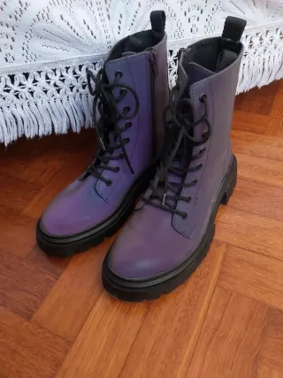 Zara Botas Iridiscentes - solo 2 usos (35'99€ orig