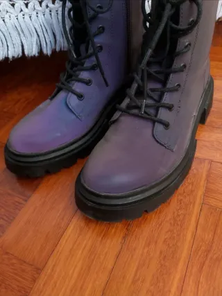 Zara Botas Iridiscentes - solo 2 usos (35'99€ orig