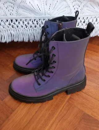 Zara Botas Iridiscentes - solo 2 usos (35'99€ orig