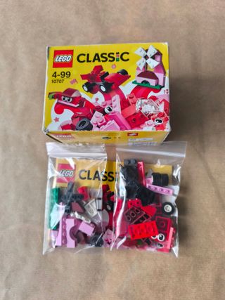 LEGO Classic 10707 Scatola di Mattoncini Rossi