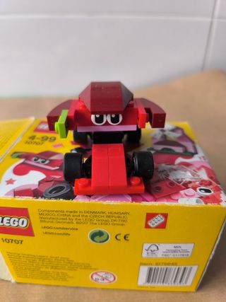 LEGO Classic 10707 Scatola di Mattoncini Rossi