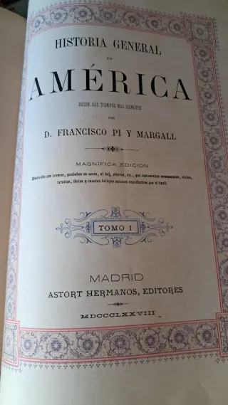 1878 AMÉRICA, HISTORIA GENERAL DE