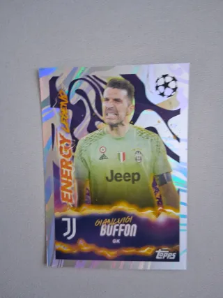 CROMO, TOPPS ENERGY LEGEND, GIANLUIGI BUFFON, UEFA
