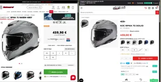 Casco HJC RPHA 72 Nardo Grey NUEVO