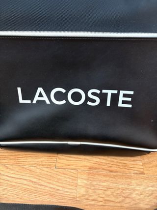 Portadocumentos Lacoste Negro