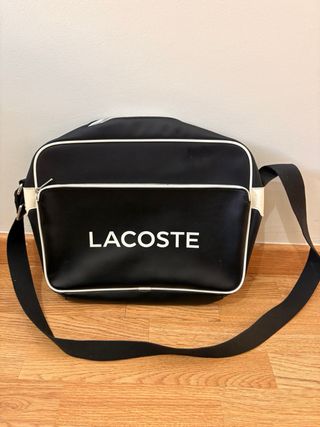 Portadocumentos Lacoste Negro