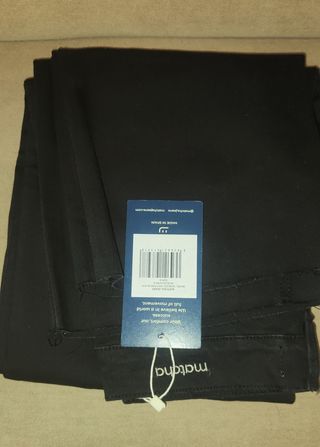 Jeans wideleg high rise negro