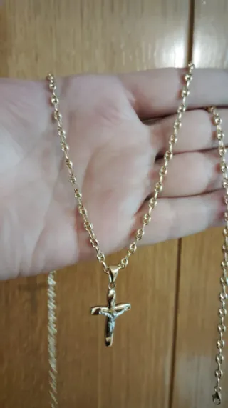 CADENA ESTILO CALABROTE, 18 KILATES.