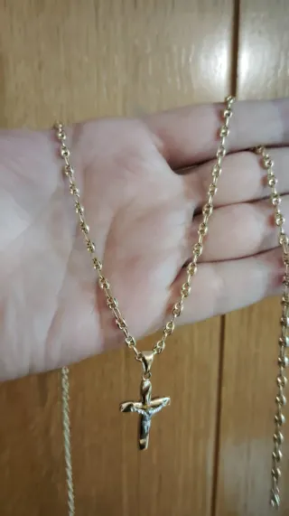 CADENA ESTILO CALABROTE, 18 KILATES.