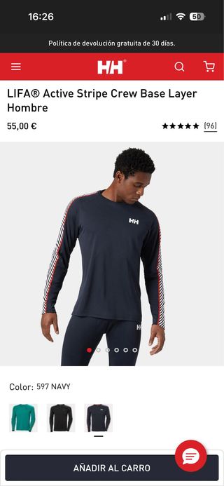 Conjunto Ropa Térmica Helly Hansen Hombre