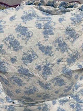 Funda Silla Bebé + Bolso Floral Azul