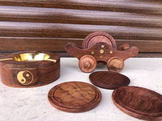 Posavasos y cenicero