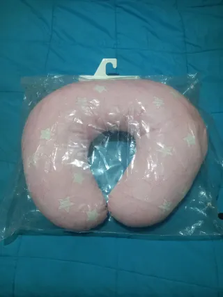 Cojín Lactancia Estrellas Rosa