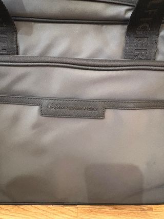 Portadocumentos Tommy Hilfiger Negro/Gris