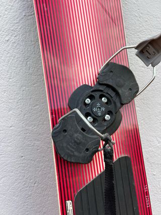Tabla de Snowboard Roja Rayas