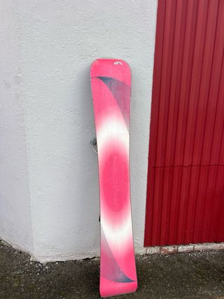 Tabla de Snowboard Roja Rayas