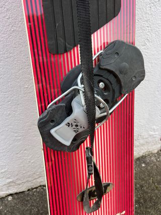 Tabla de Snowboard Roja Rayas