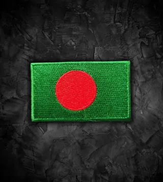 Banglades 🇧🇩 Parche bandera termoadhesiva