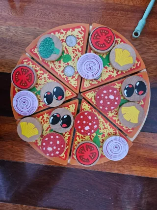 Cocinita de juguete con accesorios