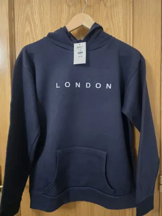 SUDADERA UNISEX TALLA S(AMPLIA)CON ETIQUETA