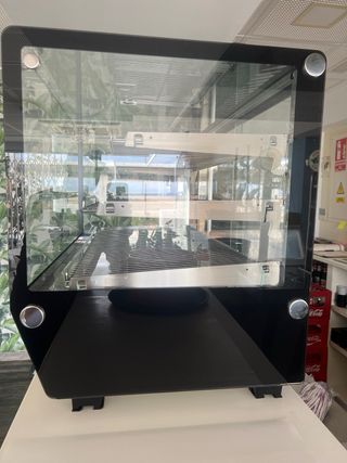 Vitrina tapas caliente doble piso