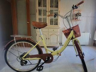 Bicicleta Retro pleacable 24" Nueva Impecable
