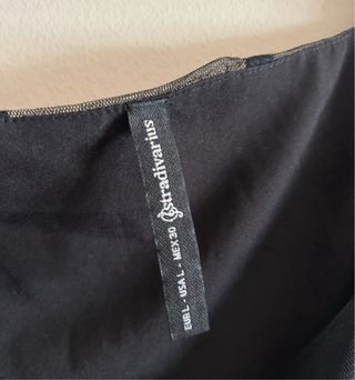 Top fiesta lentejuelas negro y plata