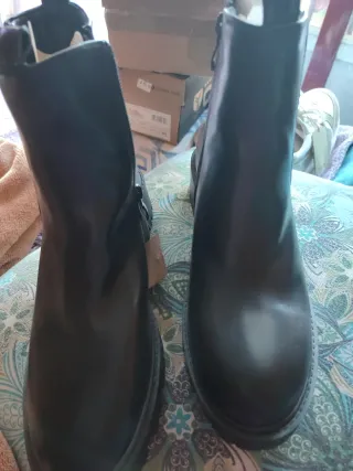 Botines Alta Moda Negros Nuevos