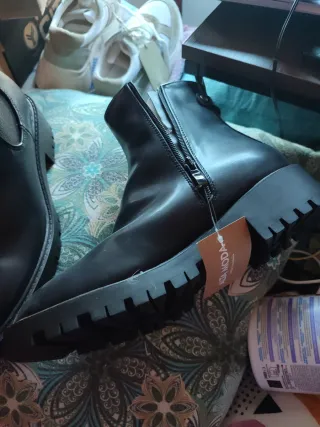 Botines Alta Moda Negros Nuevos