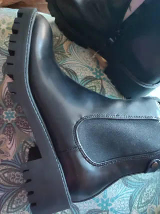 Botines Alta Moda Negros Nuevos