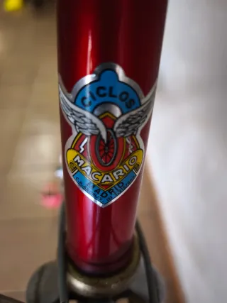 Bicicleta Carretera Macario Clásica Roja