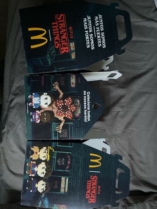 Cajas Stranger Things x Netflix x McDonald’s