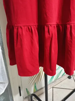 Vestito t-shirt Zara rosso corallo taglia unica