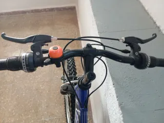 Bicicleta Freerider Azul Doble Suspensión